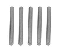 NDNCZDHC 5Pcs Long Rod Nut Hex Coupling Straight Bar Stainless Steel Fasteners for TETRIX Dia 12mm (4102-0012-0100)