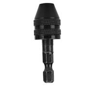 NDNCZDHC 6.5mm Hex Shank Keyless Drill Chuck Adapter Power Screwdriver with Three Jaw Collet Structure for Pneumatic Electric and Manual Tools (NDNCZDHC8q9fi6B-02)
