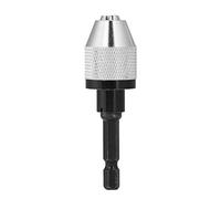 NDNCZDHC 6.5mm Hex Shank Keyless Drill Chuck Adapter Power Screwdriver with Three Jaw Collet Structure for Pneumatic Electric and Manual Tools (NDNCZDHC8q9fi6B-04)