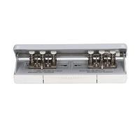 NDNCZDHC 6 Hole Paper Puncher, Adjustable Center Spacing for A4, A5, B5, A6, A7, 10 Sheet Capacity Loose Leaf Paper Puncher for Home School