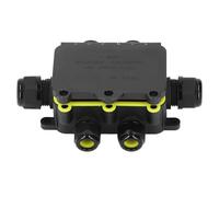 NDNCZDHC 6 Way Water Proof Junction Box, IP68 Water Proof 450V 40A Electrical Junction Box for Street Lights, Buried Lights, LED Billboards