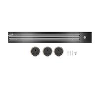 NDNCZDHC 60cm Multiple Outlet Extension Wall Mount Power Strip Removable Track Socket for Modern Home Office with 3 Adapters, 250VAC 8000W 32a(3 UK)