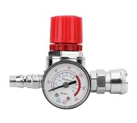 NDNCZDHC Air Compressor Pressure Switch Control Valve, Zinc Alloy Pressure Regulator Switch with Male Female Connector 0.8Mpa