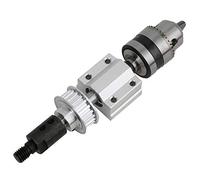 NDNCZDHC B12 Drill Chuck Unpowered Spindle Assembly, M10 Connecting Rod 0.005mm Accuracy, Metal Lathe Headstock Hollow Spindle