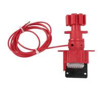 NDNCZDHC Circuit Breaker Lockout Device Set, 1.8m Usable Length 4.0mm Cable Diameter Industrial Ball Valve Lock