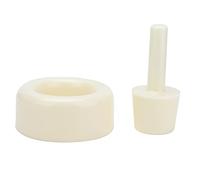 NDNCZDHC Egg Roll Mould with Press Handle ABS Waffle Bowl Maker Kit White Crispy Cone Maker Waffle Bowls for Ice Cream