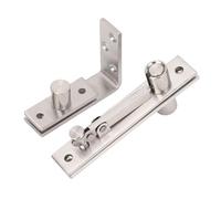 NDNCZDHC Hidden Door Hinges, 300LBS 360 Degree Rotation Heavy Duty Pivot Hinge with Buffer Bead for Various Wooden Doors