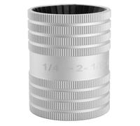 NDNCZDHC Inner Outer Pipe Reamer, Ergonomic Aluminum Alloy Deburring Chamfer Tool, for PVC Stainless Steel Copper Pipes (L)