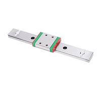 NDNCZDHC Linear Sliding Guide Rail, M3x8 Miniature Widened Block Slider Sliding Rail MGW9C-150-1R