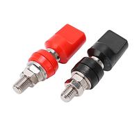 NDNCZDHC M8 Remote Battery Terminals, 100A Copper Battery Bulkhead Connector with 4mm Plug for Hardware Electronic Device