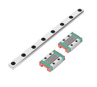 NDNCZDHC MGN9B Linear Guide Rail, 150mm / 5.9inch Length, 9mm / 0.4inch Width with 2 MGN9B Sliding Block Linear Rail Carriage