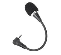 NDNCZDHC Mini Microphone 3.5mm Plug in Aux-In Audio Jack Condenser Microphone for Laptop Notebook Black