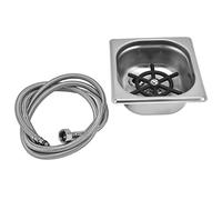 NDNCZDHC Practical Pitcher Rinser, Automatic Glass Rinser for Kitchen Sink, Cup Cleaner Sink Attachment, Cup Washer for Home Kitchen (Stainless Steel Color)