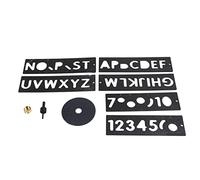 NDNCZDHC Sign Making Kit for Router, Letter Numbers Router Templates for Woodworking, Billboard Carving Template