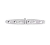 NDNCZDHC Stainless Steel Hinges Marine Grade, 152mm Length 30mm Width Solid Strap Hinge φ6.5mm Diameter of Positioning Hole
