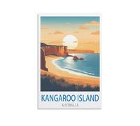 Ndoud Kangaroo Island Australia Vintage Travel Posters 16x24inch(40x60cm) Wall Art Picture Print Canvas Painting for Living Room Home Decor