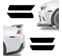 NDRUSH Blackout Side Marker Lights Vinyl Tint Film Precut Overlay Air-Release Front Rear Sidemarker Wrap Cover Compatible with Chevy Camaro 2010-2015