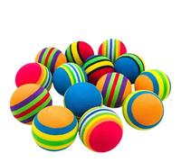 NDSJAIE Golf Foam Ball 10pcs Foam Sponge Practice Golf Balls,for Indoor Or Outdoor Training 3 Colors Eva Random