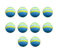 NDSJAIE Golf Foam Ball 10x Golf Swing Training Foam Balls Indoor Practice Rainbow Sponge Flexible Soft Ball Aid Accessory(Blue 10Pcs)