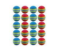 NDSJAIE Golf Foam Ball 20Pcs Rainbow Color Indoor Practice EVA Foam Sponge Golf Training Balls(20Pcs Mixed Color)