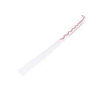 NDSJAIE Shoehorn Piece 61cm Useful Shoe Lifter Hook Up Spoon ABS Plastic Horn Long Handle Shoehorn Home Pregnant Tools For home(White)
