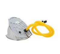 NDSTDCG Single Stage High Volume Foot Pump, Inflatable Boats Accessories, Dual Function for Inflation and Deflation, Foldable Portable Foot Pump with Plastic Pedal for Boats Kayaks Outdoor