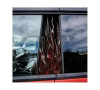 NDSVPKI Parts Flaming Architecture Glossy Material Protective Film Anti Scratch Door Pillar Protector