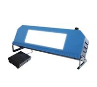 NDT Non Destructive Testing Film Viewer, Industrial LED Portable Radiography Inspection Light with Visor and Foot Switch, 220×70mm for NDT Testing