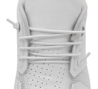 NDTEZUGT 2.5mm Elastische Dünne Ohne Binden Schnürsenkel für On Cloud 5, Elastic dehnbare rund flexible Schnürsenkel für Laufschuhe(Weiß,24''/60cm)