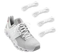 NDTEZUGT 2 Pairs 6mm Flat Thin Shoe Laces for On Cloud Sneakers | Polyester Shoe Laces Athletic Shoelace Replacement Trainer Shoe Strings for ON Cloud Series Running Sneakers