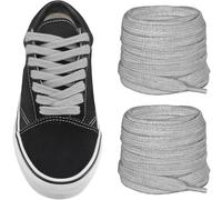NDTEZUGT 8mm Shoelaces for Vans Old Skool/Era/Authentic Skate Sneakers | Wide Poly Cotton Shoelace Replacement Strings for Canvas Sneaker Trainer