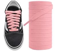NDTEZUGT 8mm Shoelaces for Vans Old Skool/Era/Authentic Skate Sneakers | Wide Poly Cotton Shoelace Replacement Strings for Canvas Sneaker Trainer