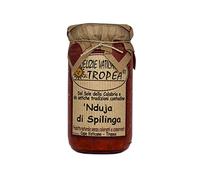 Nduja di Spilinga 180g | Spicy Spreadable Italian Salami | Artisanal Calabrian Sausage Paste - Gourmet Delicatessen | Authentic Made in Italy by Delizie Vaticane di Tropea (Glass Jar)