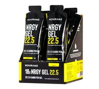 Nduranz Nrgy Unit Gel 22.5 - Energy Gel for Runners, 18x66g, Black - Boost Your Endurance and Performance
