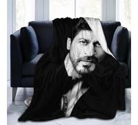 NdxQWtU Shah Rukh Khan Blanket Soft Warm Fleece Blanket for Sofa Office Car Camping Yoga Travel Throw Blankets 80"x60"