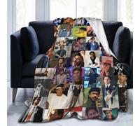 NdxQWtU Shah Rukh Khan Collage Blanket Soft Warm Fleece Blanket for Sofa Office Car Camping Yoga Travel Throw Blankets 60"x50"