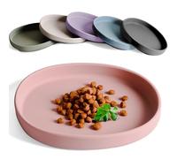 ne&no Feeding Bowl for Cats [nala Collection] - Flat Feeding Bowl | Silicone Bowl Wide | Feeding Bowl | Silicone Bowl | Cat Food Plate