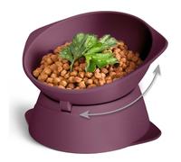 ne&no® Silicone Cat Bowl Raised with Adjustable Tilt | Cat Feeding Bowl