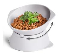 ne&no Silicone Cat Bowl Raised with Adjustable Tilt | Cat Feeding Bowl
