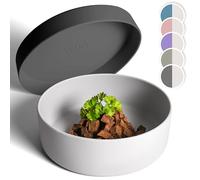 ne&no® Silicone Dog Bowl 1200 ml with Lid for Small and Medium Dogs | Airtight Sealed in the Fridge | Feeding Bowl Dog Non-Slip | Feeding Bowl Dog Set