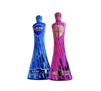 NE10 Vodka Duo Light-up Collection - Premium Flavoured Vodka Spirit 70cl (37.5% ABV) - Vodka for Cocktails, Shots & Gifts - Distilled in the UK (One Size, Blue Raspberry & Pink Apple)