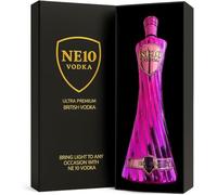 NE10 Vodka Gift Box - Premium Flavoured Vodka 37.5% ABV, 70cl Light-Up Bottle Gift Set. Perfect For Celebrations & Christmas Gifts. (Pink Apple)