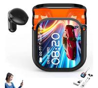 Ne20 Bluetooth 5.4 LED Display High Fidelity Waterproof Wireless Earphones,AI Real Time Ne20 Translation Earbuds with 140 Two-Way Language Translator,Touchscreen Noise In-Ear Earphones for Sports