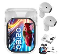 NE20 Earbuds, 2025 New 6.0 Pro NE20 Translation Earbuds Real Time, Wireless Bluetooth 6.0 AI Headphones, LCD Touch Screen,48DB Intelligent Noise Reduction, HD Stereo Sound,IPX6 Water-Resistant