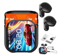 NE20 Earbuds, 2025 New 6.0 Pro NE20 Translation Earbuds Real Time, Wireless Bluetooth 6.0 AI Headphones, LCD Touch Screen,48DB Intelligent Noise Reduction, HD Stereo Sound,IPX6 Water-Resistant
