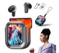 Ne20 Earbuds,2025 New NE20 Bluetooth 5.4 LED Display High Fidelity Waterproof Wireless Earphones, NE-20 Translation Earbuds, Ai Translation Real Time, IPX6 Waterproof for All Occasions (Black)