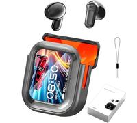 NE20 Earbuds, 2026 New NE20 AI Translation Earbuds in Real Time, 140 Languages Translation LED Display, Touchscreen Noise in-Ear Earphones, IPX6 Waterproof for Travel Business Meetings (Black)