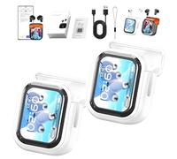 NE20 Earbuds, NE20 Bluetooth 5.4 LED Display High Fidelity Waterproof Wireless Earphones, 48H Touchscreen Noise in Ear Headphones Bluetooth, NE20s Translation Earbuds(White*2)