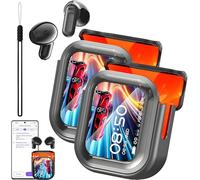 Ne20 Earbuds, Ne20 Bluetooth V6.0 Wireless Earbuds -140 Language Ai Translator Real Time, Lcd Touch, Hd Stereo, AudíFonos Bluetooth Traductores Earbuds Wireless, for Travel Business (2pcs-a)