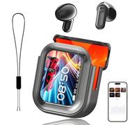 NE20 Earbuds, NE20 Translation Earbud, 5 Translation Modes, LCD Touch Screen, 60H Playtime, HiFi Sound, 134 Languages AI Translation Earbuds Real Time for Travel, Business (Black)